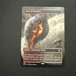 Sacred Foundry (Borderless) – Unfinity (UNF) #285 NM Non-Foil MTG - Image 1