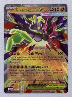 Mega Zygarde ex 47/88 Double Rare Pokemon Perfect Order ME03 NM - Image 1