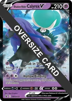 Shadow Rider Calyrex V - SWSH131 - Oversized Jumbo Card - Pokemon - Image 1