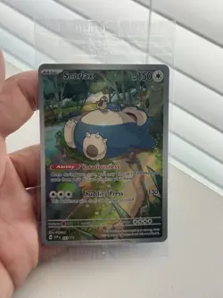 Pokemon Snorlax 051 SV Promo Holo English Scarlet & Violet 151 Card NM+ SEALED - Image 1