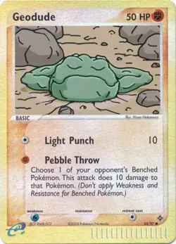 1x Geodude - 55/97 - Common - Reverse Holo NM-Mint Pokemon EX - Dragon - Image 1