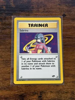 Sabrina Trainer 110/132 Gym Challenge Pokemon TCG - NEAR MINT - Image 1