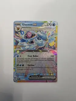 2025 Pokemon GLACEON EX 026/131 Prismatic Evolutions PRE EN Double Rare Holo - Image 1