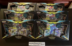SEALED (6) Pokemon Shining Fates Premium Collection Box Shiny Dragapult VMAX Set - Image 1