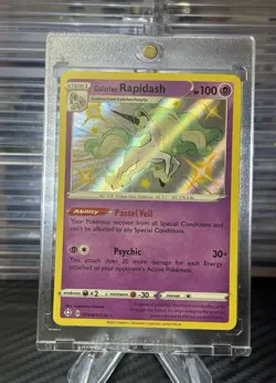 Pokemon TCG Galarian Rapidash SV048/SV122 Shining Fates Shiny Vault NM - Image 1