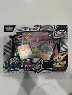 Pokemon TCG Black Bolt & White Flare Unova Victini Illustration Collection Box - Image 1