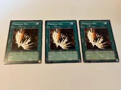 3x Miracle Dig - LON-100 Yugioh Yu Gi Oh! 3 x3 Playset Mixed - Image 1