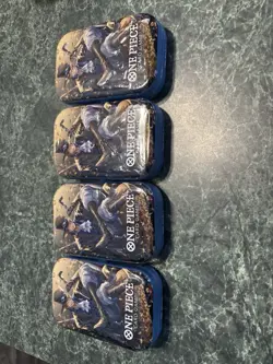One Piece CCG Sealed Collectible Deck Tin Lot of 4 - Image 2