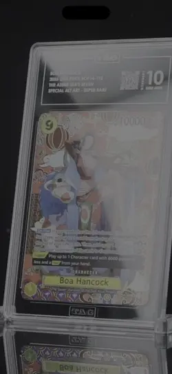 Boa Hancock One Piece OP14-112 SP Alt Art The Azure Sea's Seven TAG 10 POP 5! - Image 2
