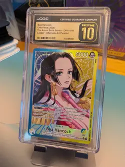 2026 One Piece Azure Sea's Seven Boa Hancock Alt Art #OP14-041 CGC Pristine 10 - Image 1