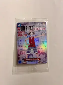 One Piece College Basketball US Voyage Monkey.D.Luffy P-055 - Image 1