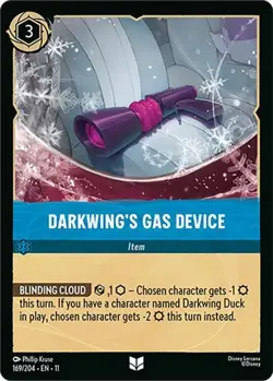Darkwing's Gas Device 169/204 Winterspell Non-Foil Disney Lorcana - Image 1
