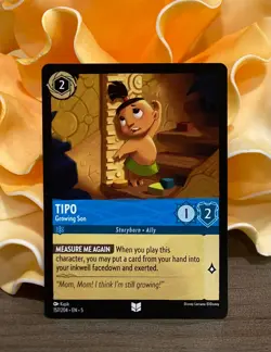 Disney Lorcana Shimmering Skies ~ Tipo - Growing Son - 157/204 - Image 1