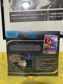 Pokemon TCG Mega Evolution Phantasmal Flames ETB Elite Trainer Box New! - Image 4