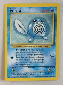 Carte pokemon FRANCAIS Ptitard (BS 59) Set de Base [PLAYED] 18.07.2025A - Image 1