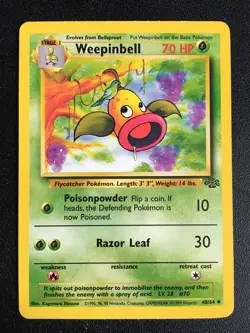 Weepinbell 48/64 Jungle Pokemon Card - Image 2