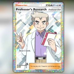 Pokemon TCG Pocket – Professors Research – Oak – 2 Star Card – Fast Trade ✅ - Image 1