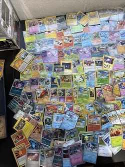 HUGE POKEMON CARD Bundle Joblot Holos Pokeballs - Hundreds Of Cards - Image 2