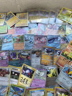 HUGE POKEMON CARD Bundle Joblot Holos Pokeballs - Hundreds Of Cards - Image 5