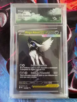 Carte Pokemon Mega Absol 180/132 Collect Aura 9.5 ME01 Mega Evolution FR - Image 1