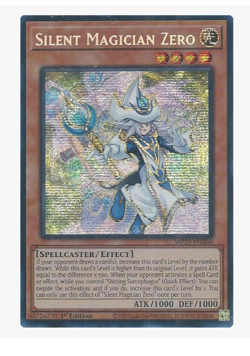 Silent Magician Zero - MP25-EN060 - Prismatic Secret Rare YuGiOh - Image 1
