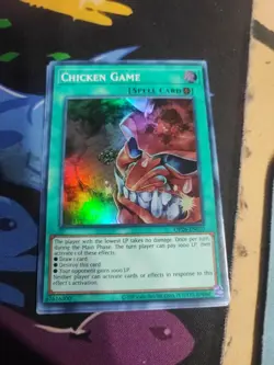 *** CHICKEN GAME *** SUPER RARE OTS PACK OP26-EN010 MINT YUGIOH! - Image 1