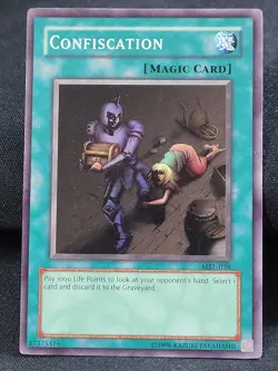 3 X YuGiOh TCG Confiscation - MRL-038 - Super Rare - Unlimited Edition LP - Image 3