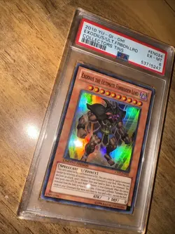 Yugioh Exodius The Ultimate Forbidden Lord CT07-EN024 Collectors Tins PSA 6 - Image 1