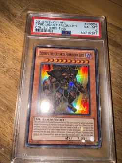 Yugioh Exodius The Ultimate Forbidden Lord CT07-EN024 Collectors Tins PSA 6 - Image 2