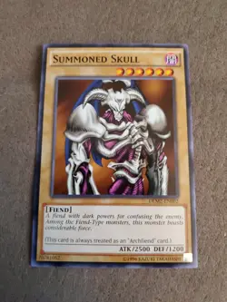 Yugioh x1 Summoned Skull (Common UL Ed DEM2-EN002) NM - Image 1