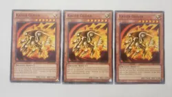 3x Kaiser Glider Yugioh Monster Cards The Best Set Deal - Image 1