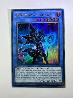 Magician of Chaos MP25-EN266 Ultra Rare 1st Edition YuGiOh Card NM - Image 1