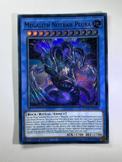 Megalith Notrah Plura DOOD-EN034 Super Rare 1st Edition YuGiOh Card NM - Image 1