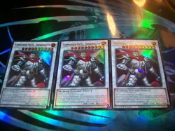 3x Commander Souza, Swordmaster 1st Edition Ultra Rare L26D-ENX42 Yu-Gi-Oh! - Image 1