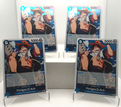 Portgas D. Ace Playset - EB02-028 x4 - Anime 25th - One Piece TCG - English - Image 1
