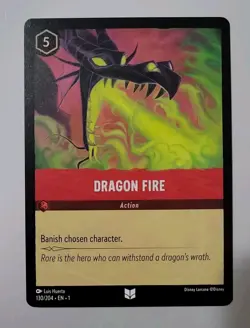 Disney Lorcana TCG The First Chapter: Dragon Fire (130/204) - Uncommon - NM - Image 1