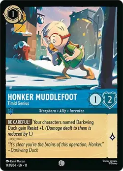 Honker Muddlefoot - Timid Genius 143/204 Winterspell Non-Foil Disney Lorcana - Image 1