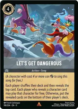 Let's Get Dangerous 198/204 Winterspell Non-Foil Disney Lorcana - Image 1