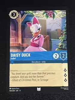 Disney Lorcana Winterspell Daisy Duck - Isabel 144/204 NM - Image 1