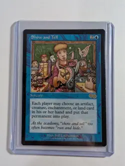 Magic: The Gathering - Show and Tell (Rare) - MTG- Urza's Saga - Light Play - Image 1