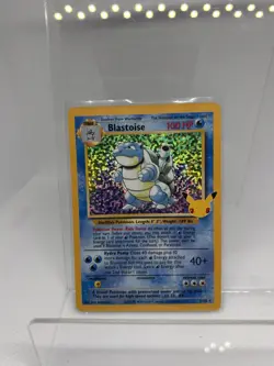 Pokemon TCG Blastoise Holo Rare Card 2/102 Celebrations Classic Collection - Image 1