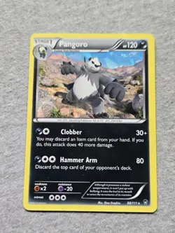 Pangoro 68/111 XY - Furious Fists Cracked Ice Holo Rare Pokemon Card - Image 1