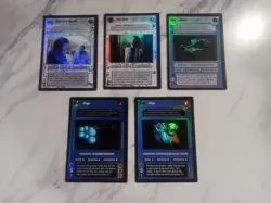 Star Wars CCG Reflections III 5 Card Foil Lot - Image 2