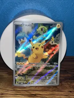 Pikachu - 027 (Pokemon Center Exclusive) :Scarlet & Violet Promo Cards Holo - Image 1