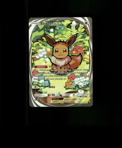 FAN-ART READ DESCRIPTION BELOW HOLO EEVEE Card EEVEE Pokemon Card p1 - Image 1