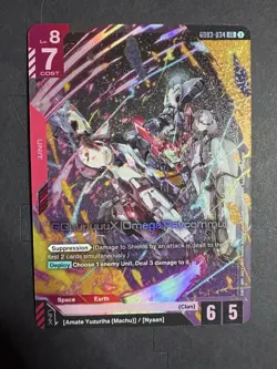 GQuuuuuuX (Omega Psycommu) LR GD03-034 Gundam TCG Card Foil Steel Requiem Eng - Image 1