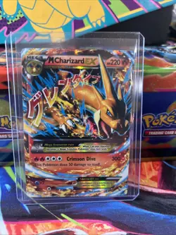 2014 Pokemon MEGA M Charizard EX XY Flashfire Ultra Rare Card #13/106 - Image 1