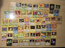 Vintage Pokemon Card Team Rocket Lot WOTC Cards Edition 59 Cards LP~MP - Image 1