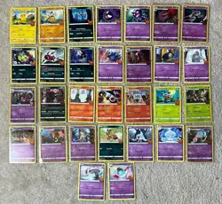 Pokemon 2022 Halloween Trick Or Trade Complete Set of 30 Cards NM - Image 1