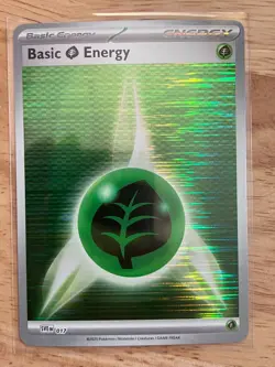 Grass Energy - Pokemon Black Bolt & White Flare (Horizontal Holo) Card #017 - Image 1